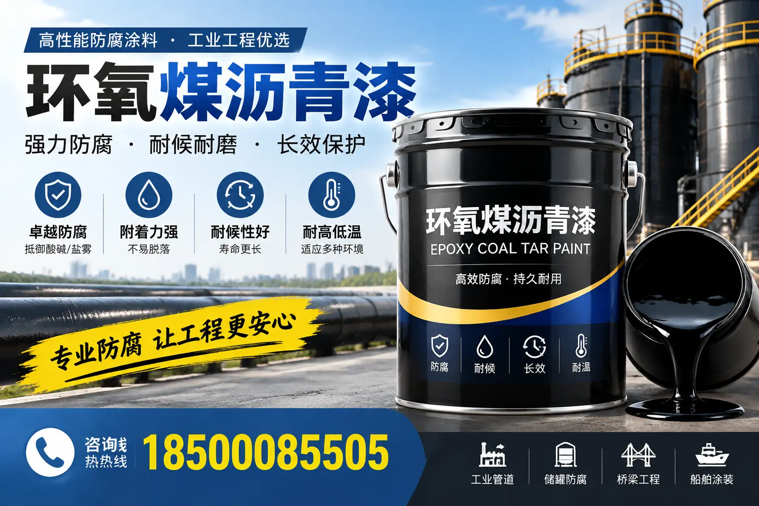 环氧煤沥青漆的施工方法与注意事项，确保在阳江顺利完成